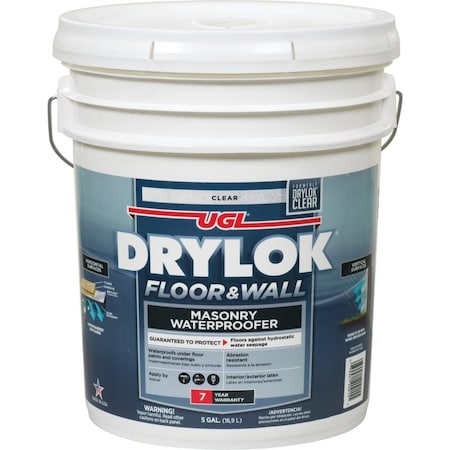 Drylok Clear Floor & Wall Masonry Waterproofer, 5 Gal. 20915